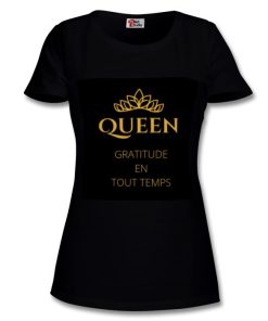 t-shirt queen noir