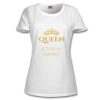 t-shirt queen blanc