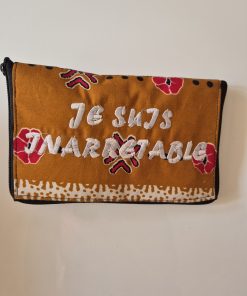 Sac tote bag pliable en wax Je suis Inarrêtable – Image 5