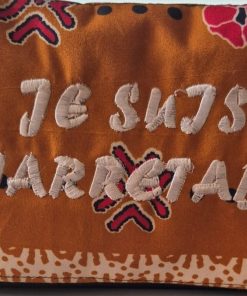 Sac tote bag pliable en wax Je suis Inarrêtable – Image 3